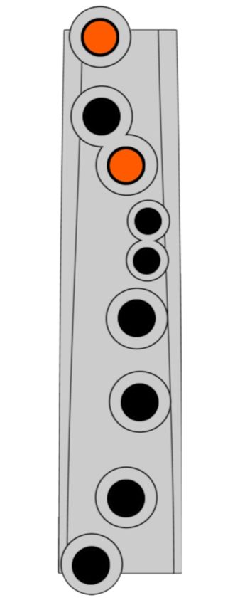 Roland Mini Forked A#/Bb Fingering 01