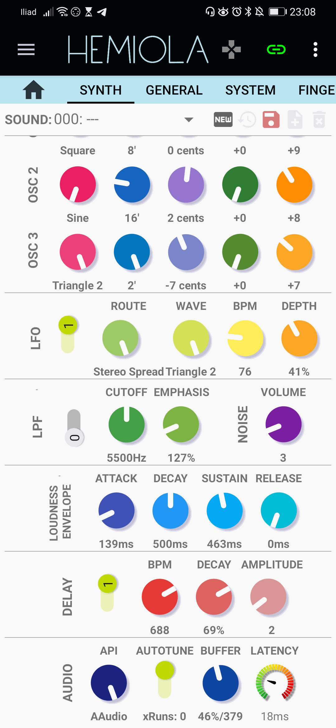 Gianluca Barbaro's Roland Mini Blog - Hemiola Android app - Analog Synth Module - Main 2