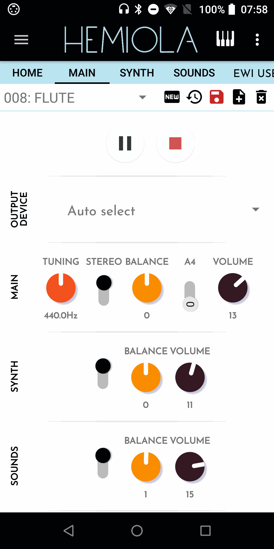 Gianluca Barbaro's Roland Mini Blog - Hemiola Android app - Main