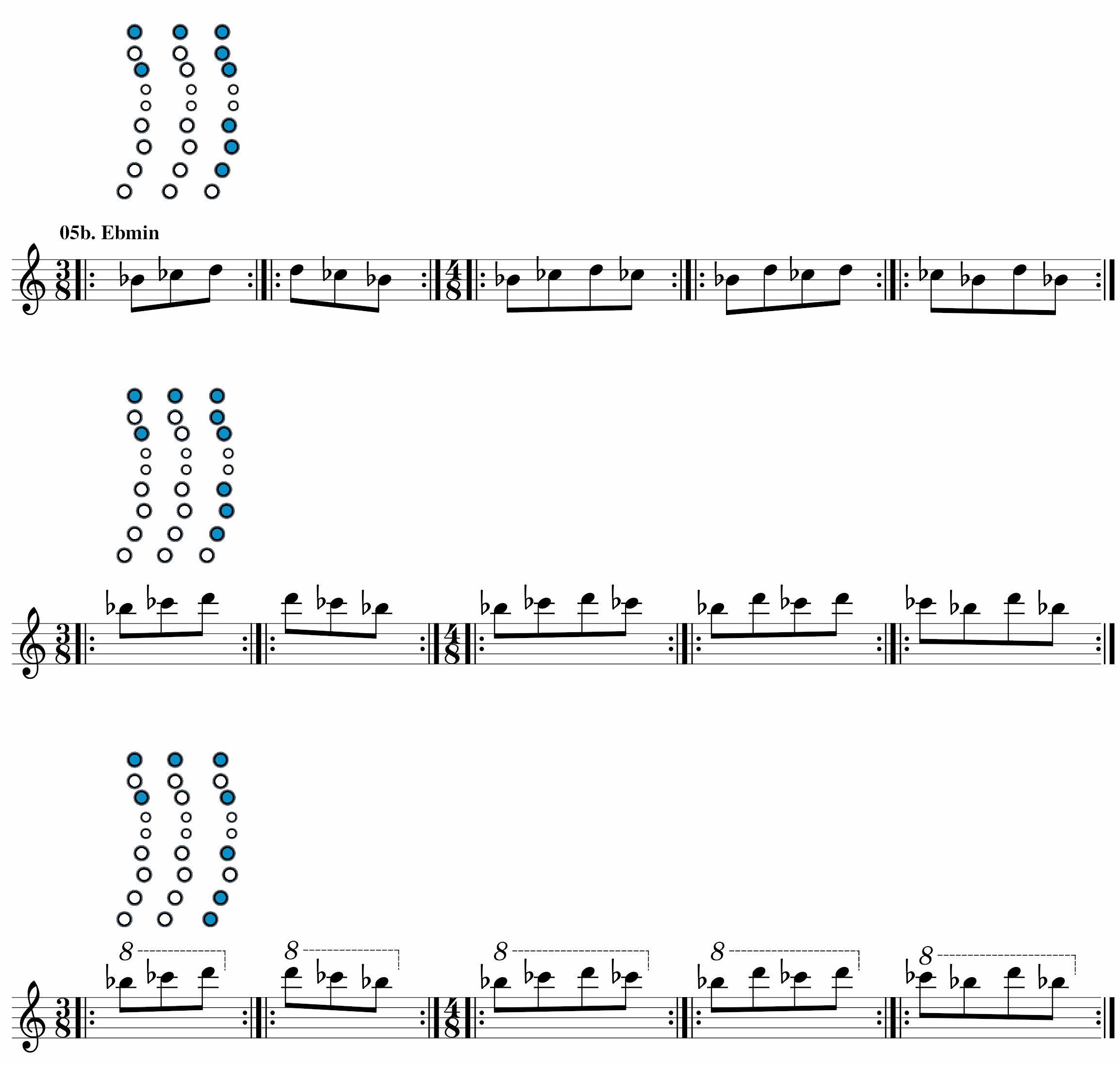 Roland Aerophone Mini - Octave Exercises - Part 4 - Exercise 5b