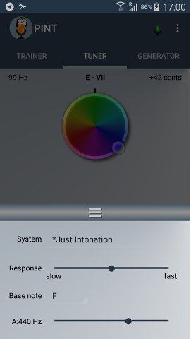 PINT - Personal Intonation Trainer